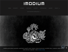 Tablet Screenshot of imodiumband.cz